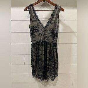 Francesca's Collections Women’s Black Lace Dress- Small